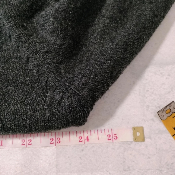 Beverly Hills Polo Club Men's Gray Sweater 1/4" Zipper Closure Pullover - Picture 5 of 6